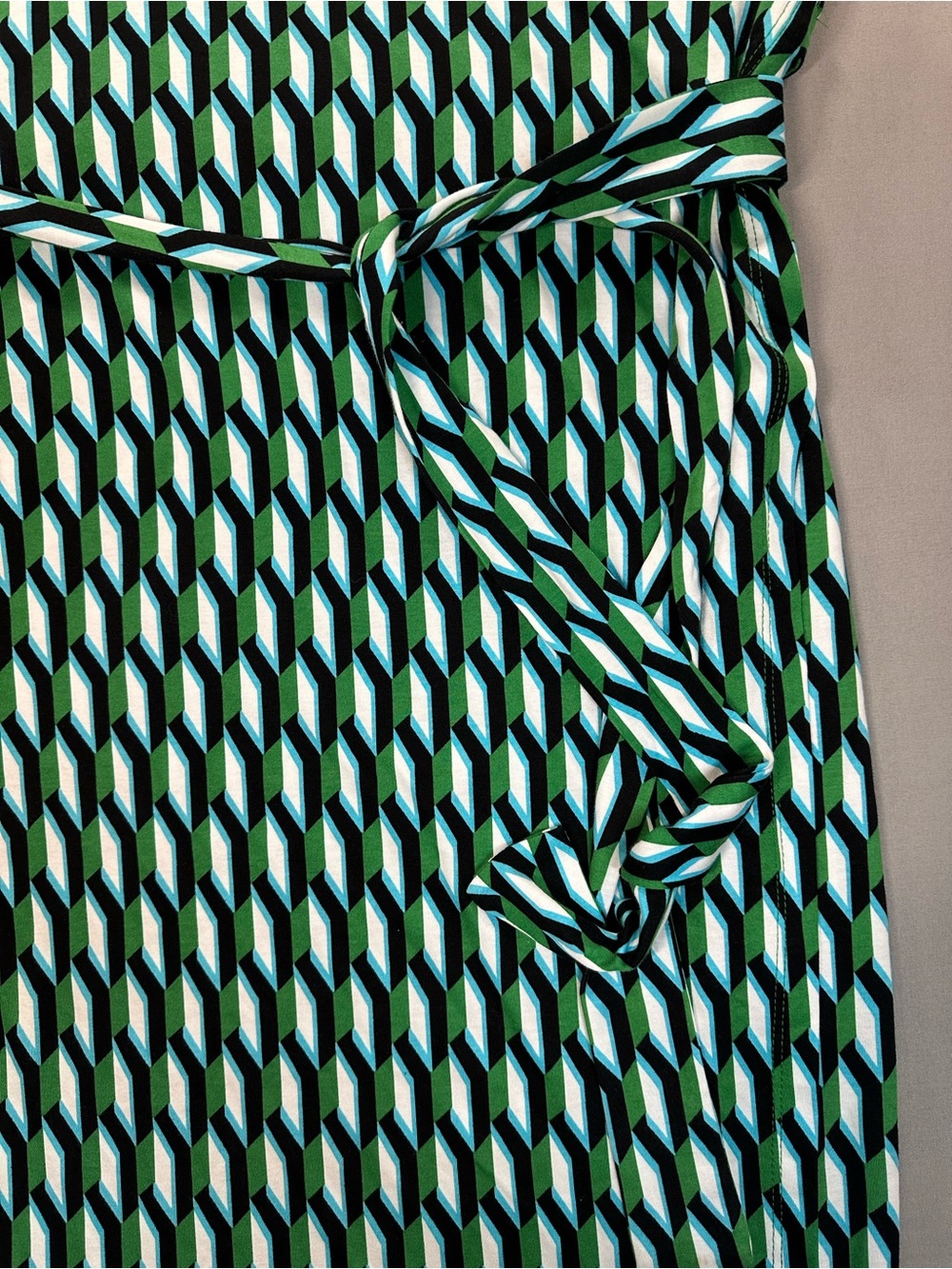 Diane von Furstenberg X Target Long Sleeve Midi Wrap Dress Arrowhead Pattern XXL - Picture 7 of 16